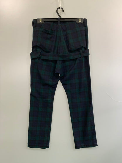 【中古品】【メンズ】 MILKBOY ミルクボーイ タータンチェックボンテージパンツ B12C118 メンズ ボトムス 151-260703-hu-31-min サイズ：S カラー：グリーン/ネイビー（チェック） 万代Net店