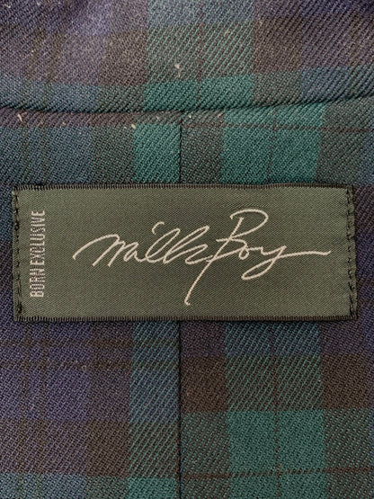 【中古品】【メンズ】 MILKBOY ミルクボーイ タータンチェックテーラードジャケット B12C117 メンズ アウター 140-260703-hu-34-min カラー：グリーン/ネイビー/ブラック（チェック） 万代Net店