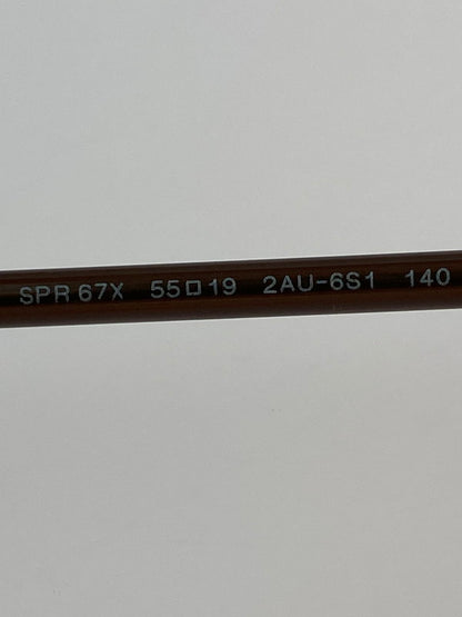 【中古品】【メンズ】 PRADA プラダ SPR67X サングラス アイウェア 183-250830-AS-4-min サイズ：55□19-140 カラー：ブラウン 万代Net店