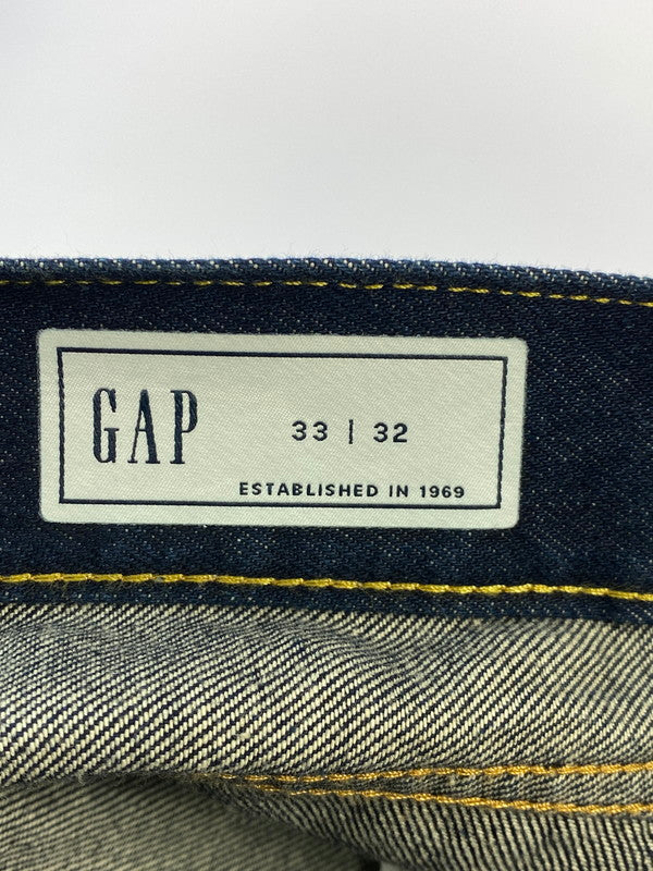 【中古品】【メンズ】 GAP ギャップ SUPER BAGGY 5P DENIM PANTS 621916-00 スパーバギー 5ポケット デニムパンツ ボトムス 158-260410-jt-21-min サイズ：W33 L32 カラー：インディゴ 万代Net店