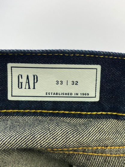 【中古品】【メンズ】 GAP ギャップ SUPER BAGGY 5P DENIM PANTS 621916-00 スパーバギー 5ポケット デニムパンツ ボトムス 158-260410-jt-21-min サイズ：W33 L32 カラー：インディゴ 万代Net店