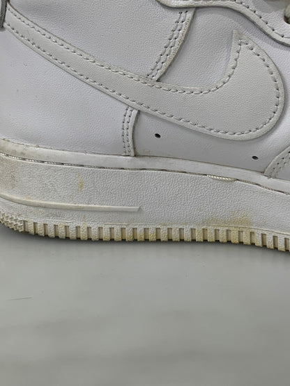 【中古品】【メンズ/レディース】 NIKE ナイキ DD9624-100 WOMEN'S AIR FORCE 1 HIGH WHITE 靴 シューズ スニーカー 160-250831-AS-27-min サイズ：25.0cm カラー：ホワイト 万代Net店