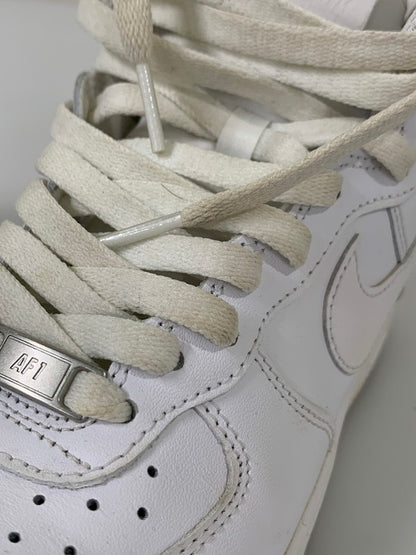 【中古品】【メンズ/レディース】 NIKE ナイキ DD9624-100 WOMEN'S AIR FORCE 1 HIGH WHITE 靴 シューズ スニーカー 160-250831-AS-27-min サイズ：25.0cm カラー：ホワイト 万代Net店