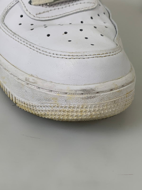 【中古品】【メンズ/レディース】 NIKE ナイキ DD9624-100 WOMEN'S AIR FORCE 1 HIGH WHITE 靴 シューズ スニーカー 160-250831-AS-27-min サイズ：25.0cm カラー：ホワイト 万代Net店