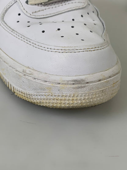 【中古品】【メンズ/レディース】 NIKE ナイキ DD9624-100 WOMEN'S AIR FORCE 1 HIGH WHITE 靴 シューズ スニーカー 160-250831-AS-27-min サイズ：25.0cm カラー：ホワイト 万代Net店