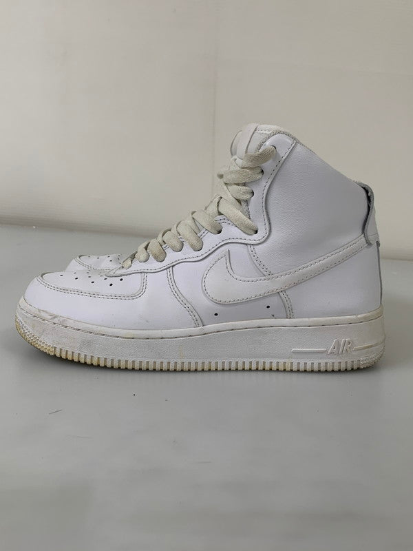 【中古品】【メンズ/レディース】 NIKE ナイキ DD9624-100 WOMEN'S AIR FORCE 1 HIGH WHITE 靴 シューズ スニーカー 160-250831-AS-27-min サイズ：25.0cm カラー：ホワイト 万代Net店