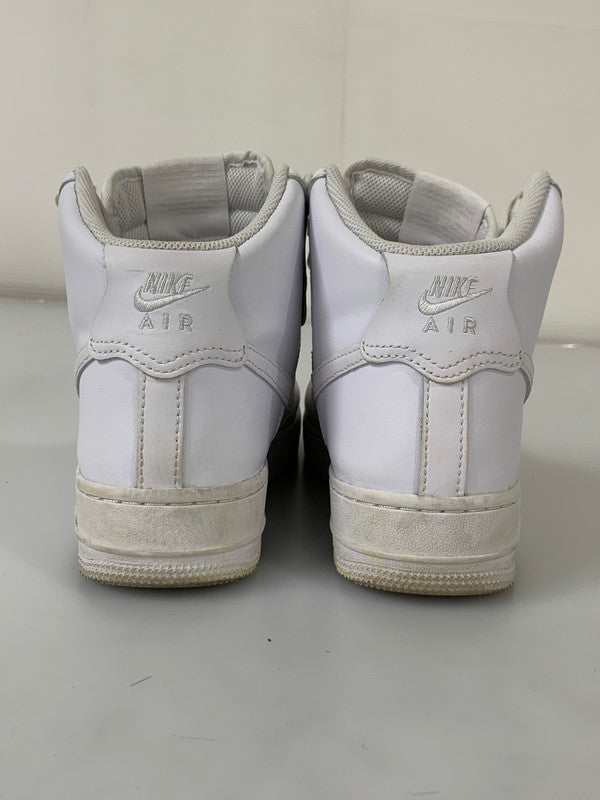 【中古品】【メンズ/レディース】 NIKE ナイキ DD9624-100 WOMEN'S AIR FORCE 1 HIGH WHITE 靴 シューズ スニーカー 160-250831-AS-27-min サイズ：25.0cm カラー：ホワイト 万代Net店