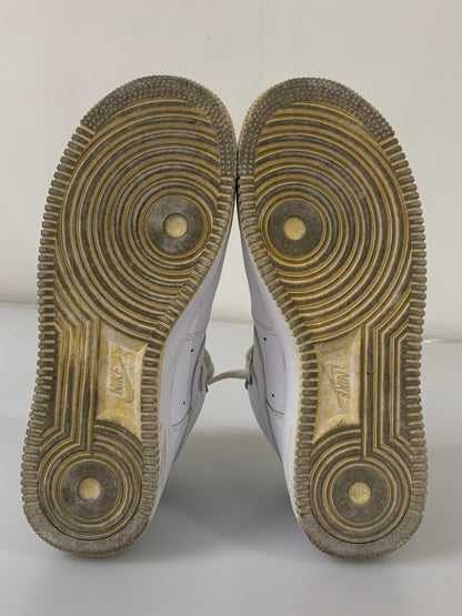 【中古品】【メンズ/レディース】 NIKE ナイキ DD9624-100 WOMEN'S AIR FORCE 1 HIGH WHITE 靴 シューズ スニーカー 160-250831-AS-27-min サイズ：25.0cm カラー：ホワイト 万代Net店