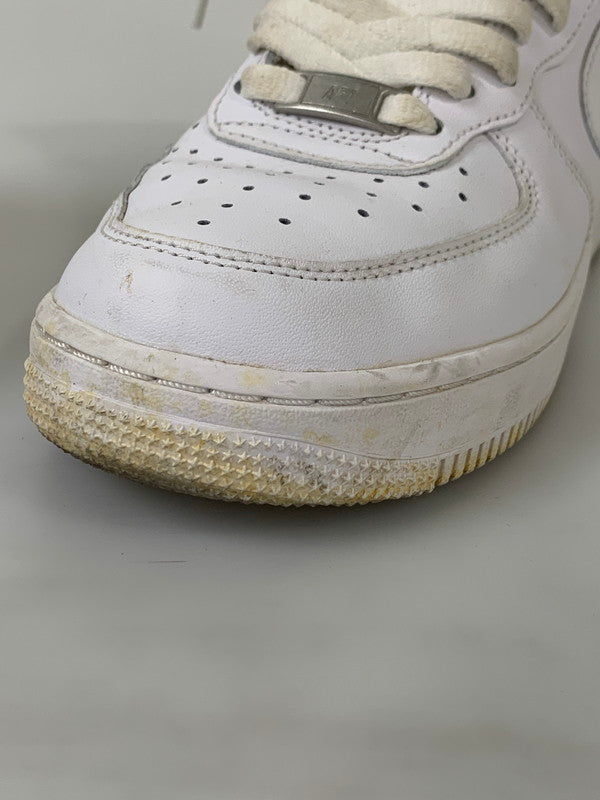 【中古品】【メンズ/レディース】 NIKE ナイキ DD9624-100 WOMEN'S AIR FORCE 1 HIGH WHITE 靴 シューズ スニーカー 160-250831-AS-27-min サイズ：25.0cm カラー：ホワイト 万代Net店