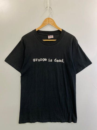 【中古品】【メンズ】 UNITED SPORTS ユナイテッドスポーツ 90S GRUNGE IS DEAD. TEE ショートスリーブ 146-250827-AS-8-min サイズ：M カラー：ブラック 万代Net店