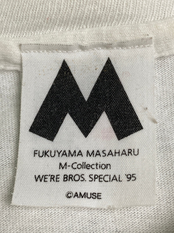 【中古品】【メンズ】 FUKUYAMA MASAHARU M-COLLECTION WE'RE BROS. SPECIAL'95 TEE 福山雅治 ライヴ Tシャツ 95年 146-251223-em-43-min サイズ：M カラー：ホワイト 万代Net店