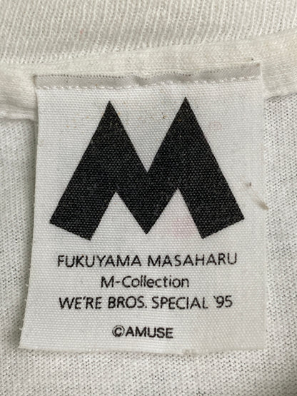 【中古品】【メンズ】 FUKUYAMA MASAHARU M-COLLECTION WE'RE BROS. SPECIAL'95 TEE 福山雅治 ライヴ Tシャツ 95年 146-251223-em-43-min サイズ：M カラー：ホワイト 万代Net店