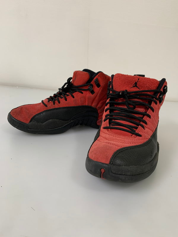 【中古品】【メンズ/レディース】 NIKE ナイキ CT8013-602 AIR JORDAN 12 REVERSE FLU GAME 靴 シューズ スニーカー 160-250831-AS-28-min サイズ：26.5cm カラー：ブラック/レッド 万代Net店