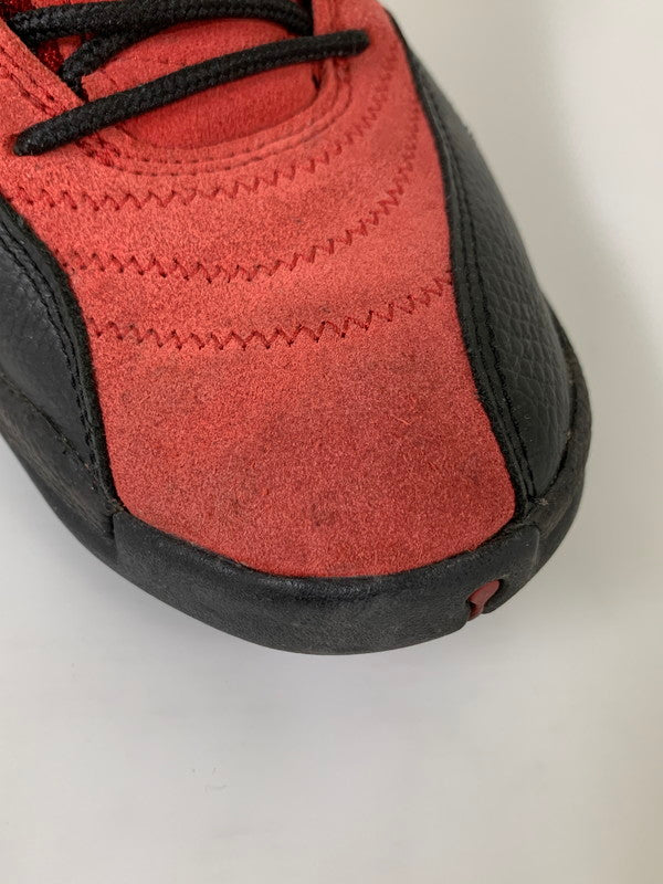 【中古品】【メンズ/レディース】 NIKE ナイキ CT8013-602 AIR JORDAN 12 REVERSE FLU GAME 靴 シューズ スニーカー 160-250831-AS-28-min サイズ：26.5cm カラー：ブラック/レッド 万代Net店