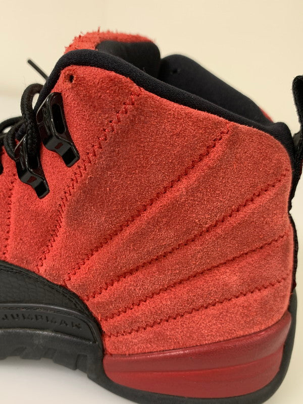 【中古品】【メンズ/レディース】 NIKE ナイキ CT8013-602 AIR JORDAN 12 REVERSE FLU GAME 靴 シューズ スニーカー 160-250831-AS-28-min サイズ：26.5cm カラー：ブラック/レッド 万代Net店