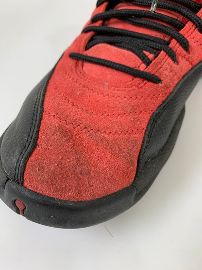 【中古品】【メンズ/レディース】 NIKE ナイキ CT8013-602 AIR JORDAN 12 REVERSE FLU GAME 靴 シューズ スニーカー 160-250831-AS-28-min サイズ：26.5cm カラー：ブラック/レッド 万代Net店