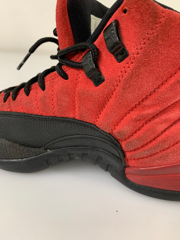 【中古品】【メンズ/レディース】 NIKE ナイキ CT8013-602 AIR JORDAN 12 REVERSE FLU GAME 靴 シューズ スニーカー 160-250831-AS-28-min サイズ：26.5cm カラー：ブラック/レッド 万代Net店