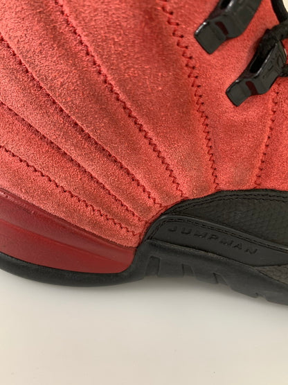 【中古品】【メンズ/レディース】 NIKE ナイキ CT8013-602 AIR JORDAN 12 REVERSE FLU GAME 靴 シューズ スニーカー 160-250831-AS-28-min サイズ：26.5cm カラー：ブラック/レッド 万代Net店