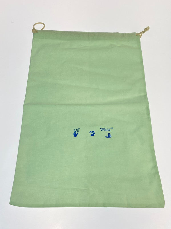 【現状渡し品】【メンズ】 OFF-WHITE オフホワイト OMIA189F20LEA0010155 OUT OF OFFICE OOO LOW TOPS 靴 シューズ スニーカー 162-250831-AS-7-min サイズ：43 カラー：ホワイト/グリーン 万代Net店