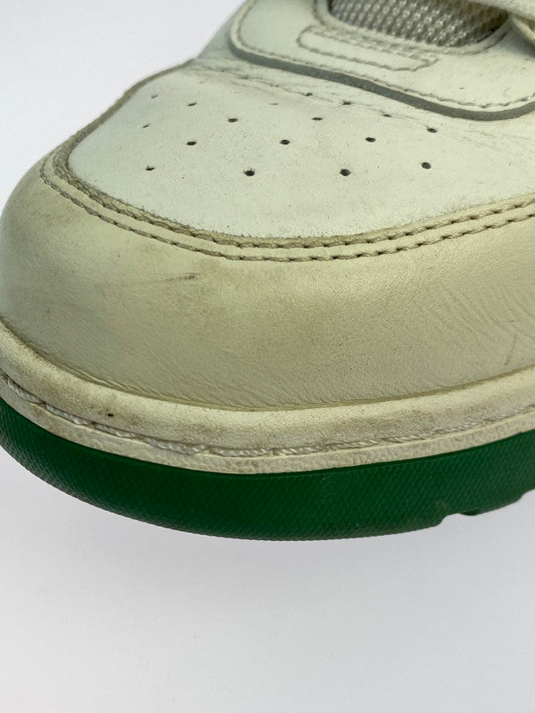 【現状渡し品】【メンズ】 OFF-WHITE オフホワイト OMIA189F20LEA0010155 OUT OF OFFICE OOO LOW TOPS 靴 シューズ スニーカー 162-250831-AS-7-min サイズ：43 カラー：ホワイト/グリーン 万代Net店