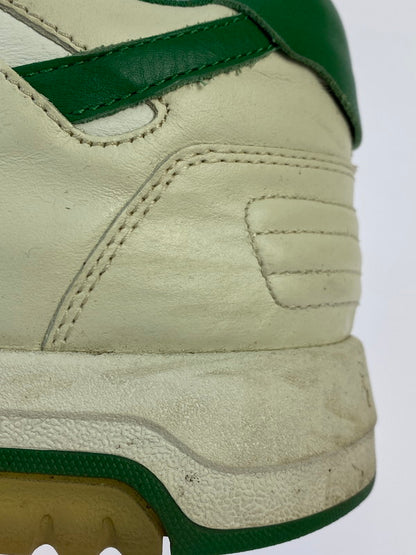 【現状渡し品】【メンズ】 OFF-WHITE オフホワイト OMIA189F20LEA0010155 OUT OF OFFICE OOO LOW TOPS 靴 シューズ スニーカー 162-250831-AS-7-min サイズ：43 カラー：ホワイト/グリーン 万代Net店