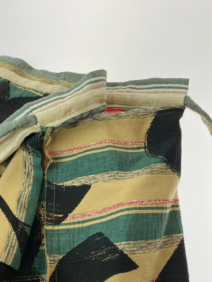 【中古品】【レディース】 Vivienne Westwood ヴィヴィアンウエストウッド DOCKING SKIRT 12-01-271006 ドッキング スカート レディース ボトムス 巻きスカート 171-250901-em-04-min サイズ：40 カラー：グリーン/ベージュ/ブラック 万代Net店