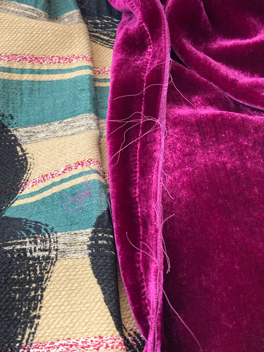 【中古品】【レディース】 Vivienne Westwood ヴィヴィアンウエストウッド DOCKING SKIRT 12-01-271006 ドッキング スカート レディース ボトムス 巻きスカート 171-250901-em-04-min サイズ：40 カラー：グリーン/ベージュ/ブラック 万代Net店