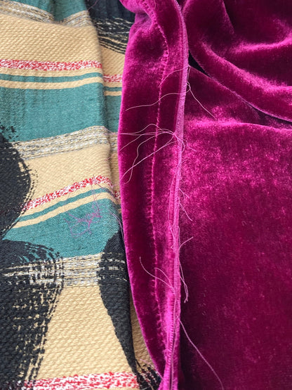 【中古品】【レディース】 Vivienne Westwood ヴィヴィアンウエストウッド DOCKING SKIRT 12-01-271006 ドッキング スカート レディース ボトムス 巻きスカート 171-250901-em-04-min サイズ：40 カラー：グリーン/ベージュ/ブラック 万代Net店