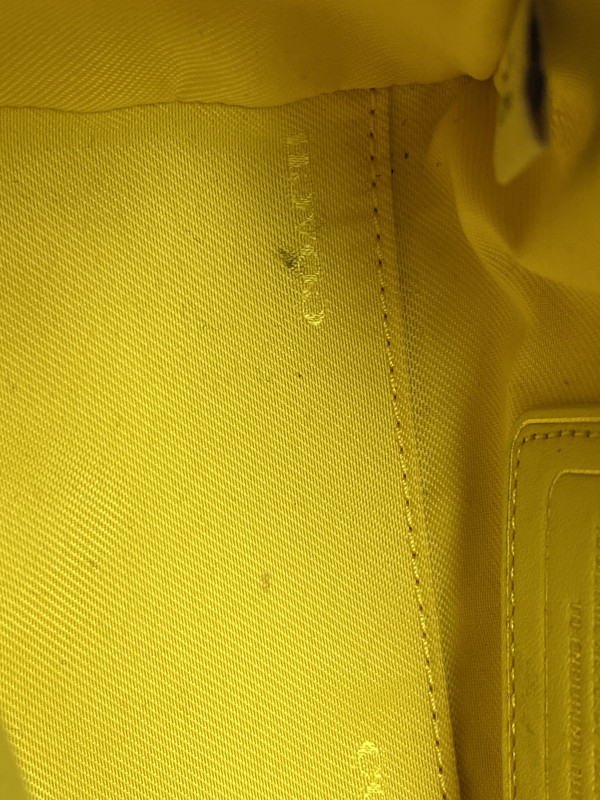 【中古品】【レディース】 COACH コーチ RHYDER 18 EMBOSSED LEATHER CHAIN CROSSBODY 34743 ライダー 18 エンボスド レザーチェーン クロスボディ 鞄 2WAYバッグ 180-250906-kk-04-min カラー：イエロー 万代Net店