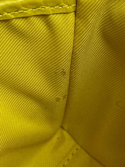 【中古品】【レディース】 COACH コーチ RHYDER 18 EMBOSSED LEATHER CHAIN CROSSBODY 34743 ライダー 18 エンボスド レザーチェーン クロスボディ 鞄 2WAYバッグ 180-250906-kk-04-min カラー：イエロー 万代Net店