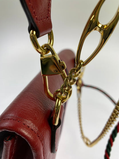 【中古品】【レディース】 GUCCI グッチ RAJA CHAIN SHOULDER BAG 570145 218048 ラジャ ショルダーバッグ カバン 180-250906-kk-08-min カラー：レッド 万代Net店