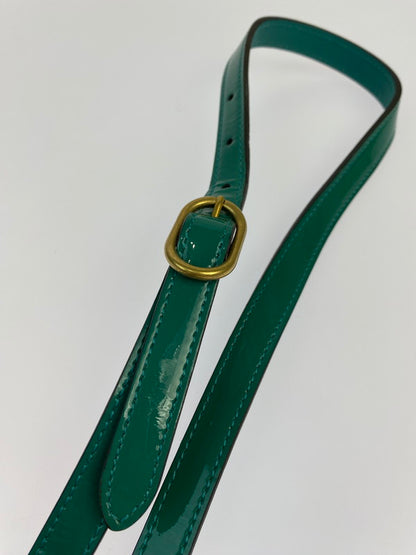 【中古品】【レディース】 GUCCI グッチ エナメル ホースビット ショルダーバッグ 317636 200047 カバン 180-250906-kk-09-min カラー：グリーン 万代Net店