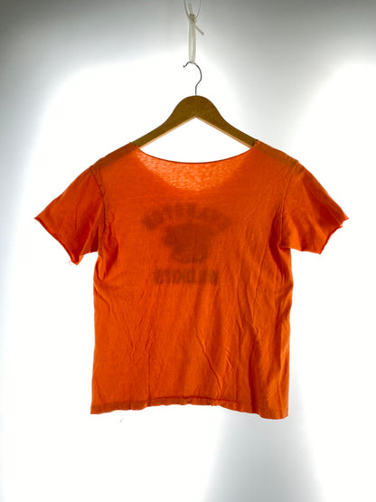 【現状渡し品】【メンズ】 USED 90S EVANSTON WILDKITS TEE 半袖Tシャツ ショートスリーブ ヴィンテージ 146-260718-AS-49-min サイズ：不明 下記参照 カラー：オレンジ 万代Net店