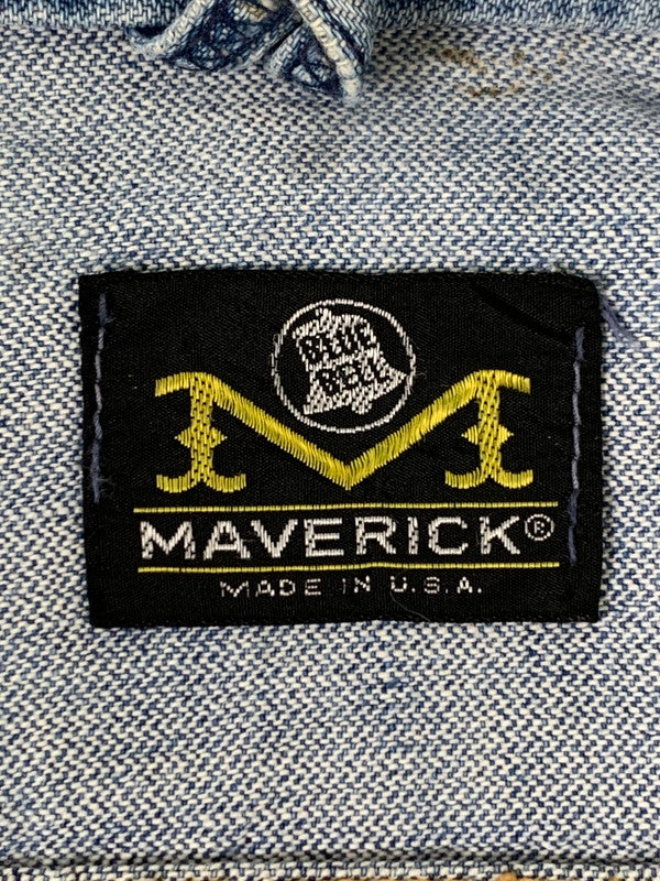 【現状渡し品】【レディース】 MAVERICK BLUE BELL 70's DENIM JACKET マーベリック 70年代 デニムジャケット アウター 169-251213-yn-14-min カラー：ライトインディゴ 万代Net店