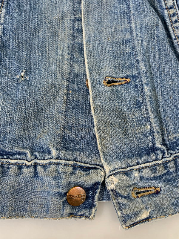 【現状渡し品】【レディース】 MAVERICK BLUE BELL 70's DENIM JACKET マーベリック 70年代 デニムジャケット アウター 169-251213-yn-14-min カラー：ライトインディゴ 万代Net店