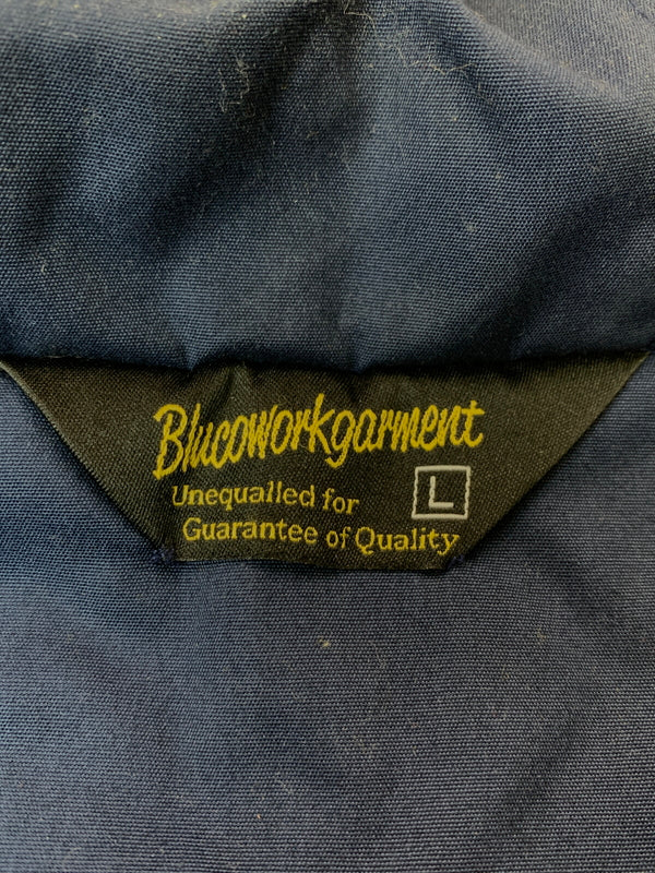 【現状渡し品】【メンズ】 BLUCO WORKGARMENT ブルコ MOD'S COAT OL-075-022 モッズコート アウター 145-260706-yn-17-min サイズ：L カラー：ネイビー 万代Net店