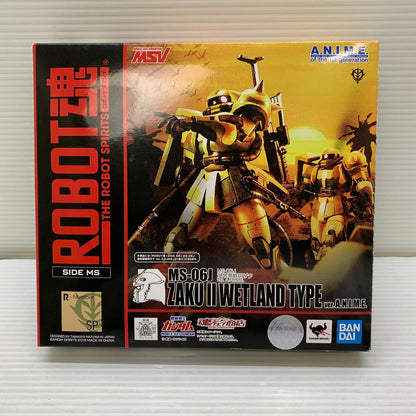 【中古品】 ROBOT魂 ＜SIDE MS＞ MS-06J 湿地帯戦用ザク ver. A.N.I.M.E. 「機動戦士ガンダム MSV」 魂ウェブ商店限定 フィギュア 056-260407-em-01-min 万代Net店