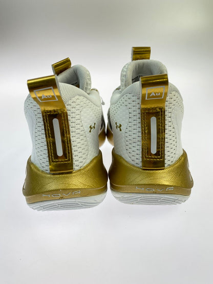 【未使用品】【メンズ/レディース】 UNDER ARMOUR アンダーアーマー 3023086-105 EMBIID ONE WHITE GOLD 靴 シューズ スニーカー 163-250831-AS-10-min サイズ：25.5cm カラー：ホワイト/ゴールド 万代Net店