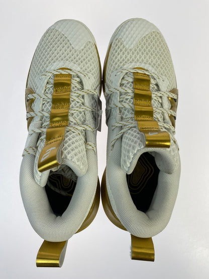 【未使用品】【メンズ/レディース】 UNDER ARMOUR アンダーアーマー 3023086-105 EMBIID ONE WHITE GOLD 靴 シューズ スニーカー 163-250831-AS-10-min サイズ：25.5cm カラー：ホワイト/ゴールド 万代Net店