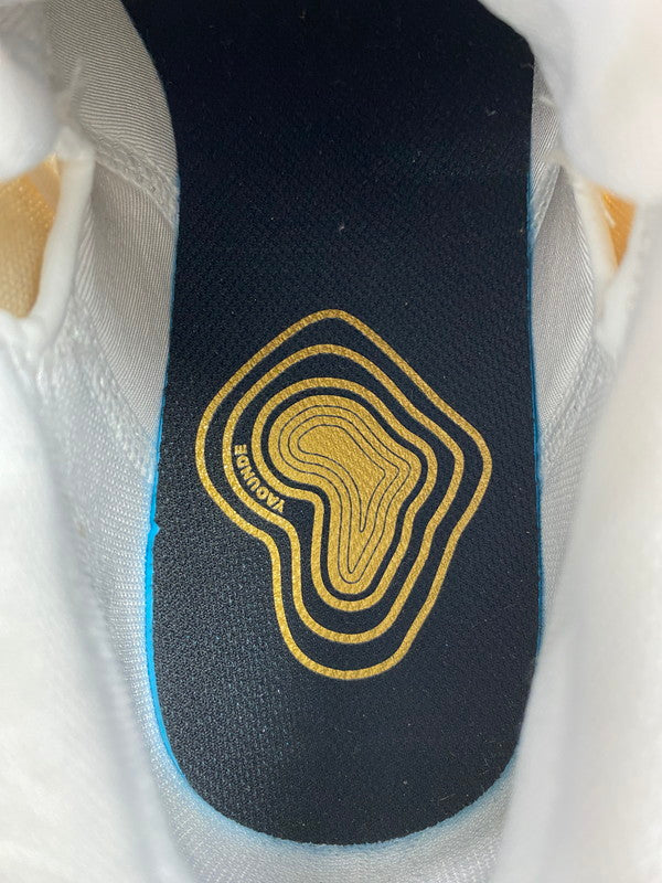 【未使用品】【メンズ/レディース】 UNDER ARMOUR アンダーアーマー 3023086-105 EMBIID ONE WHITE GOLD 靴 シューズ スニーカー 163-250831-AS-10-min サイズ：25.5cm カラー：ホワイト/ゴールド 万代Net店