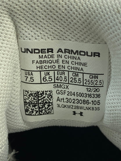 【未使用品】【メンズ/レディース】 UNDER ARMOUR アンダーアーマー 3023086-105 EMBIID ONE WHITE GOLD 靴 シューズ スニーカー 163-250831-AS-10-min サイズ：25.5cm カラー：ホワイト/ゴールド 万代Net店