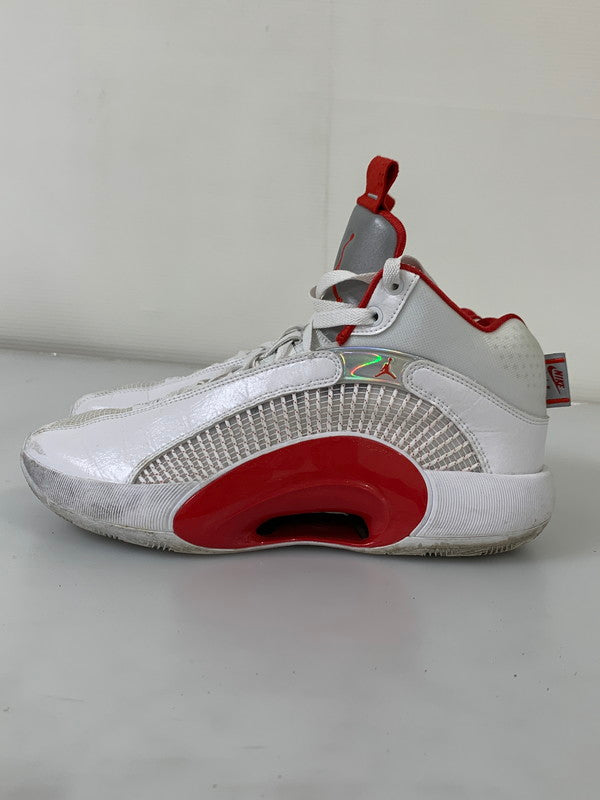 【中古品】【メンズ/レディース】 NIKE ナイキ CQ4228-100 AIR JORDAN 35 FIRE RED (WHITE SOLE) 靴 シューズ スニーカー 160-250831-AS-30-min サイズ：26.0cm カラー：ホワイト/レッド 万代Net店
