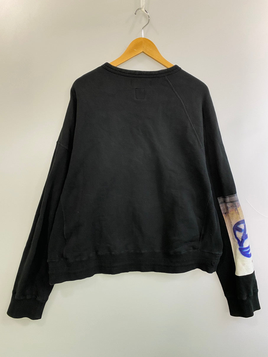 【中古品】【メンズ】 FACETASM ファセッタズム MORK-SW-M04 CREW NECK SWEAT スウェット トップス 140-250830-ks-31-min サイズ：5 カラー：ブラック 万代Net店