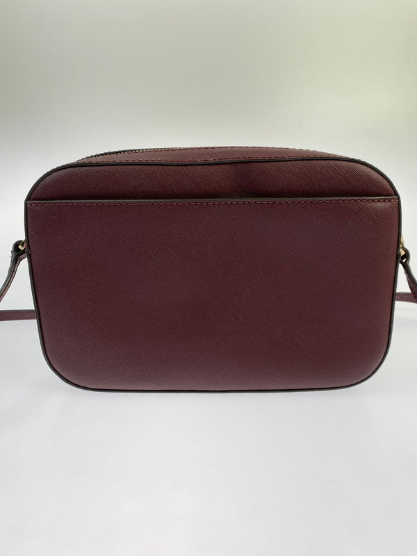 【中古品】【レディース】 Michael Kors マイケルコース JET SET ITEM LG EW ZP CHAIN CROSSBODY 35S1GTTC7L ジェットセットアイテム チェーンクロスボディ カバン ショルダーバッグ 188-250906-kk-12-min カラー：ボルドー 万代Net店