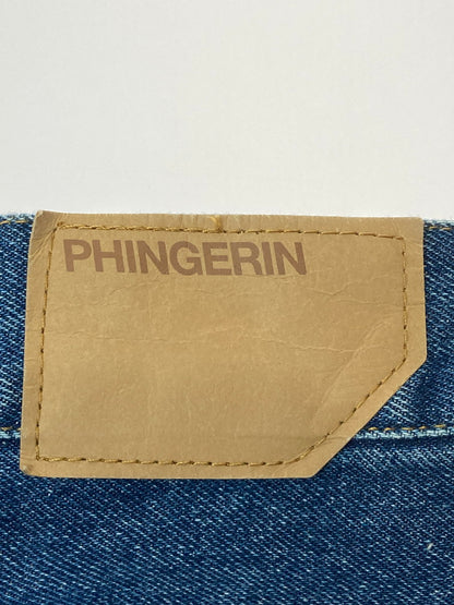 【中古品】【メンズ】 PHINGERIN フィンガリン DENIM SHORT PANTS PD-251-SBT-031 デニム ショート パンツ 短パン メンズ ボトムス 151-250901-em-21-min サイズ：M カラー：インディゴブルー 万代Net店