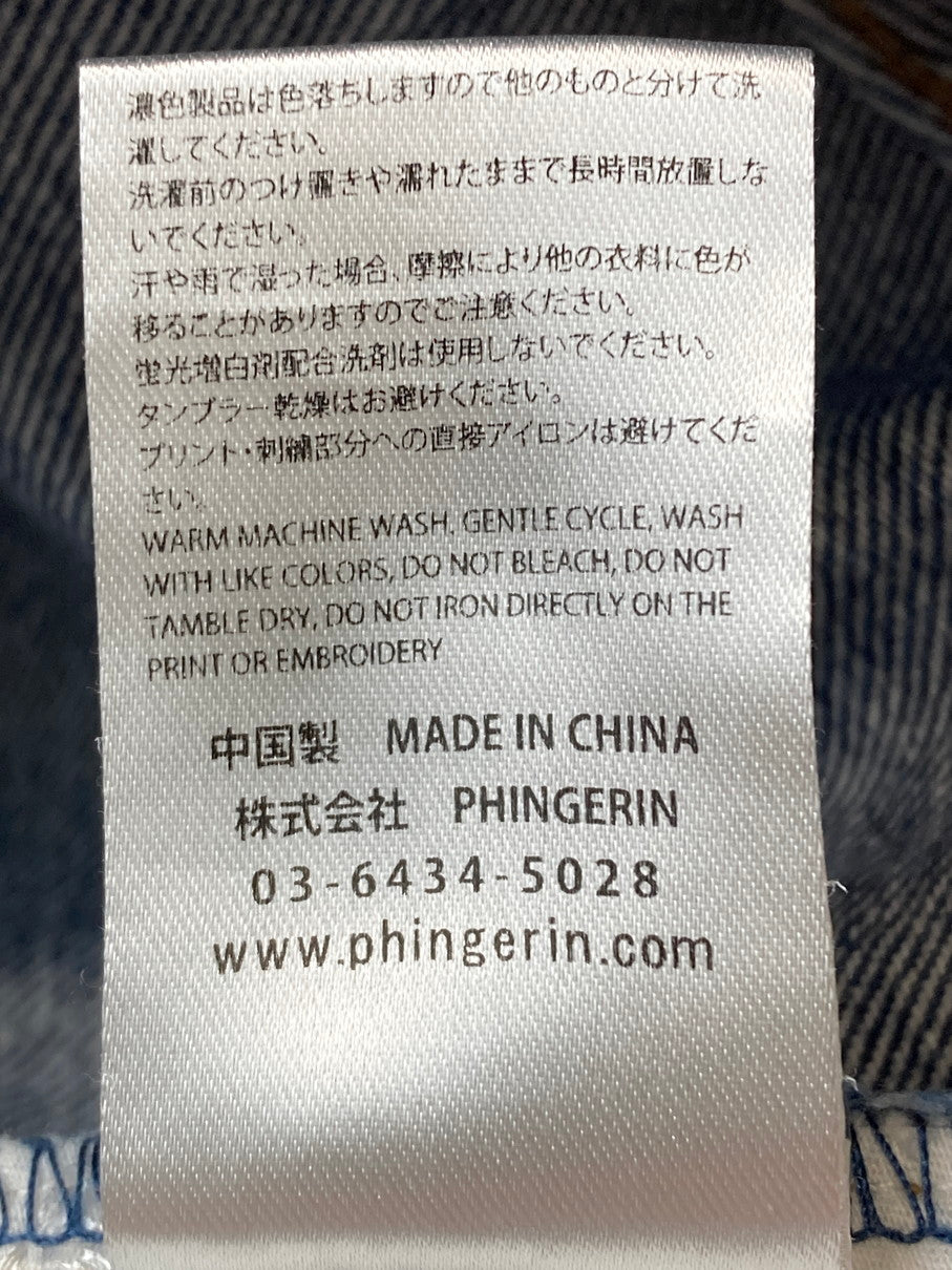 【中古品】【メンズ】 PHINGERIN フィンガリン DENIM SHORT PANTS PD-251-SBT-031 デニム ショート パンツ 短パン メンズ ボトムス 151-250901-em-21-min サイズ：M カラー：インディゴブルー 万代Net店