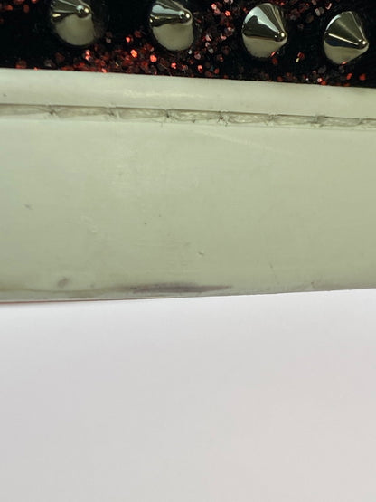 【中古品】【メンズ】 Christian Louboutin クリスチャンルブタン ローラーボート スエード スタッズ スリッポン 靴 メンズ シューズ 183-250914-em-64-min サイズ：39 カラー：ブラック 万代Net店