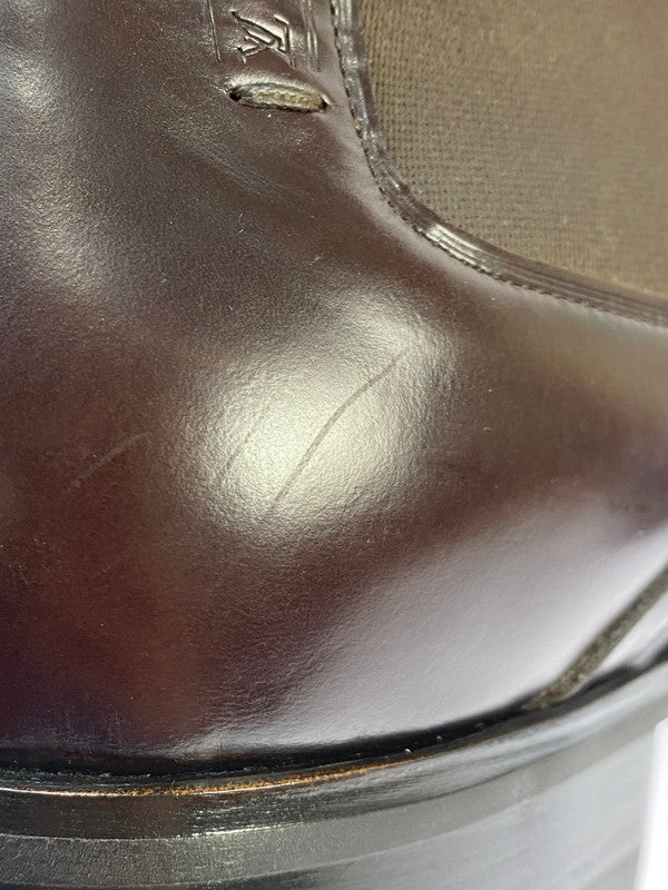 【中古品】【メンズ】 LOUIS VUITTON ルイ・ヴィトン アンクル ストラップ サイドゴア ブーツ BM0066 183-250914-em-60-min カラー：ブラウン 万代Net店