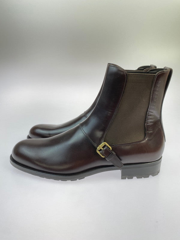 【中古品】【メンズ】 LOUIS VUITTON ルイ・ヴィトン アンクル ストラップ サイドゴア ブーツ BM0066 183-250914-em-60-min カラー：ブラウン 万代Net店