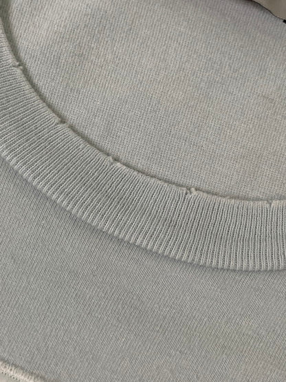 【中古品】【レディース】 PRADA プラダ 06SS C100 FOR T-SHIRT PROJECT S/S TEE ショートスリーブTシャツ 半袖 トップス 141-250910-kk-34-min サイズ：XS カラー：ライトブルー 万代Net店